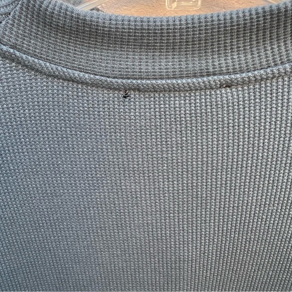 Eileen Fisher Cozy Waffle Knit Mock Neck Box-Top - Picture 11 of 17